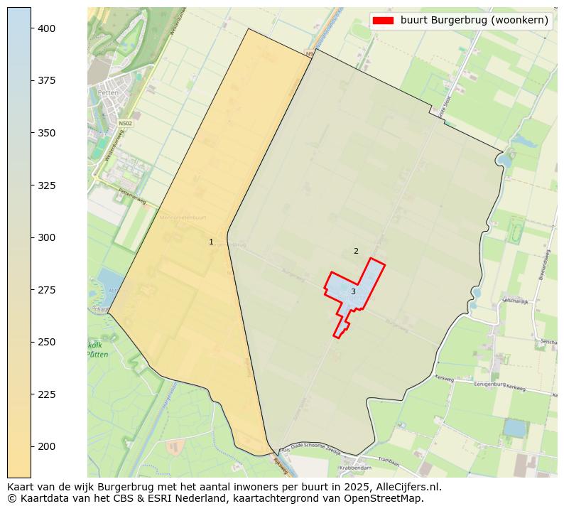 Afbeelding van de buurt Burgerbrug (woonkern) op de kaart.