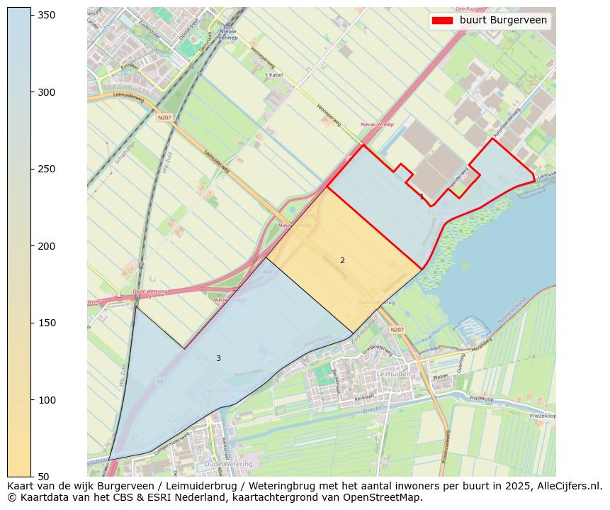 Afbeelding van de buurt Burgerveen op de kaart.