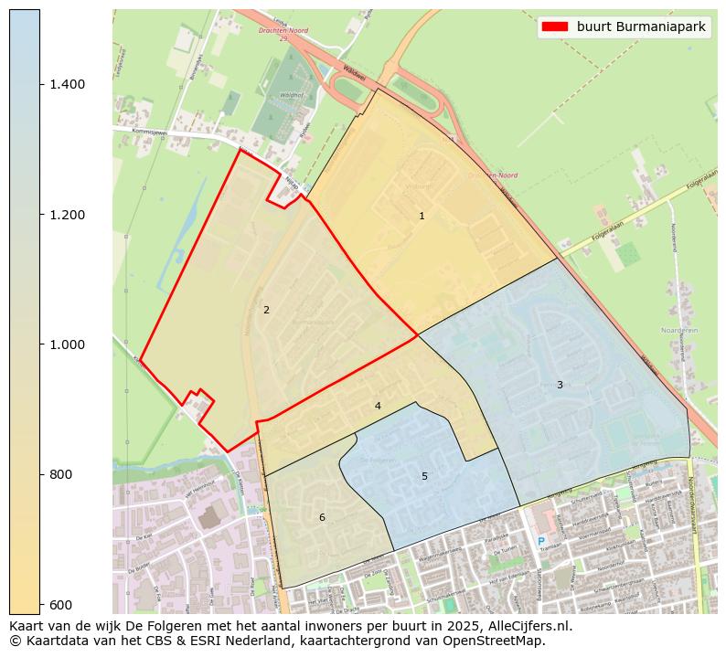 Afbeelding van de buurt Burmaniapark op de kaart.