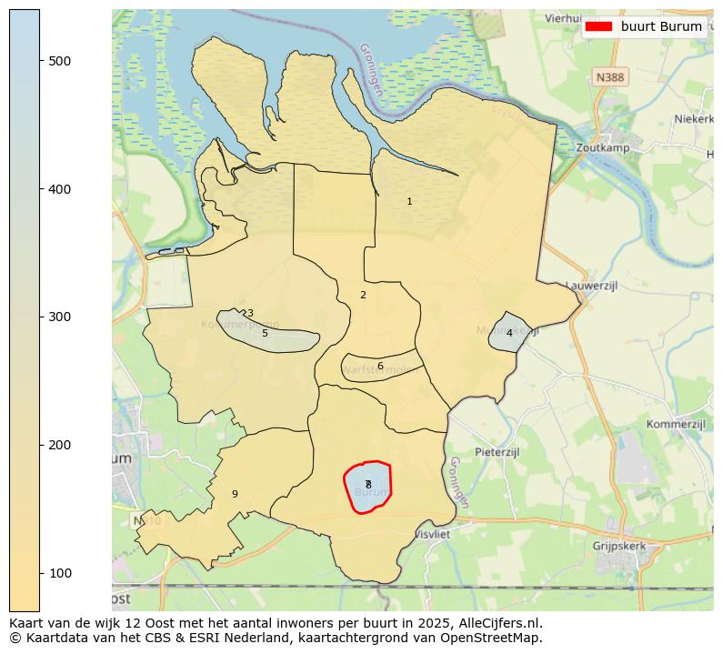 Afbeelding van de buurt Burum op de kaart.