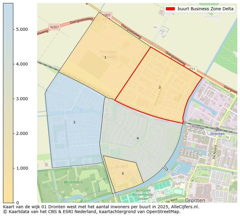 Afbeelding van de buurt Business Zone Delta op de kaart.