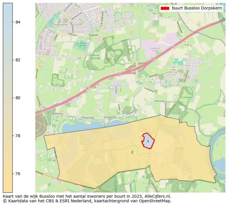 Afbeelding van de buurt Bussloo Dorpskern op de kaart.