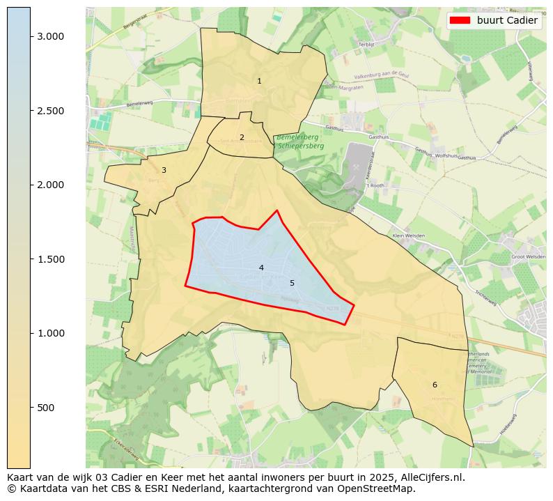 Afbeelding van de buurt Cadier op de kaart.