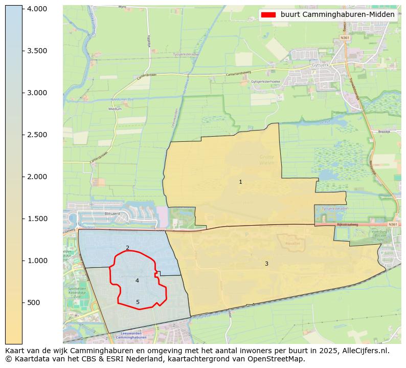 Afbeelding van de buurt Camminghaburen-Midden op de kaart.