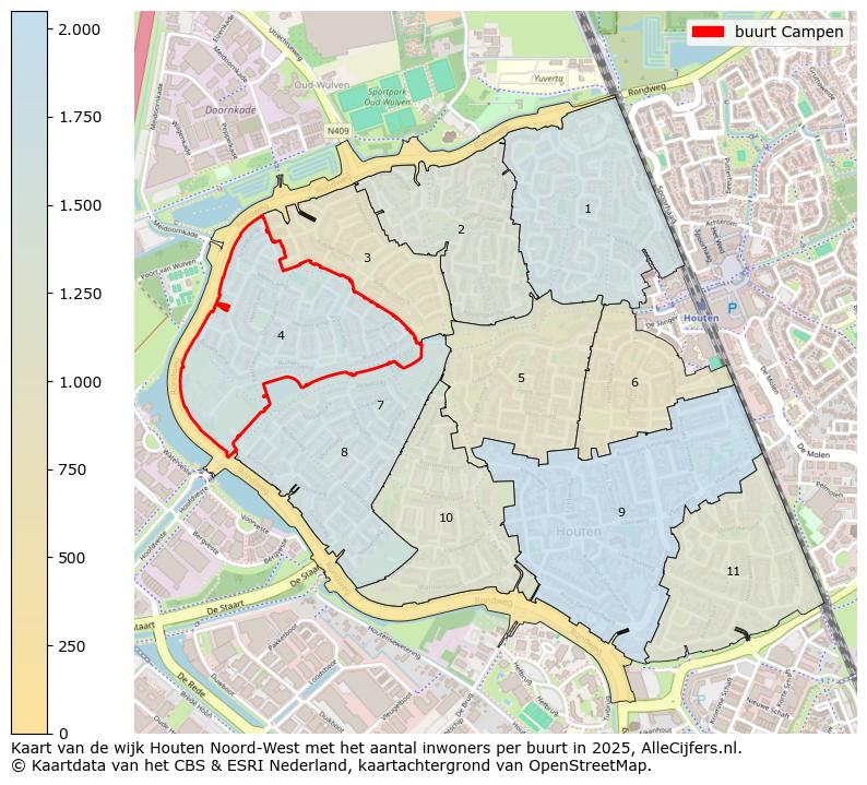Afbeelding van de buurt Campen op de kaart.