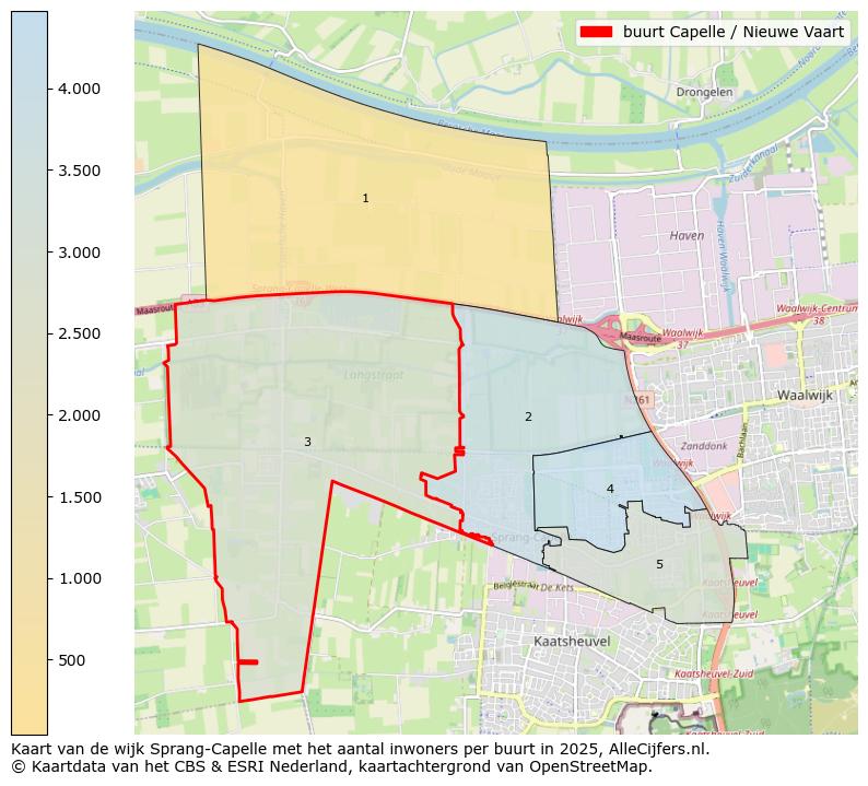 Afbeelding van de buurt Capelle / Nieuwe Vaart op de kaart.