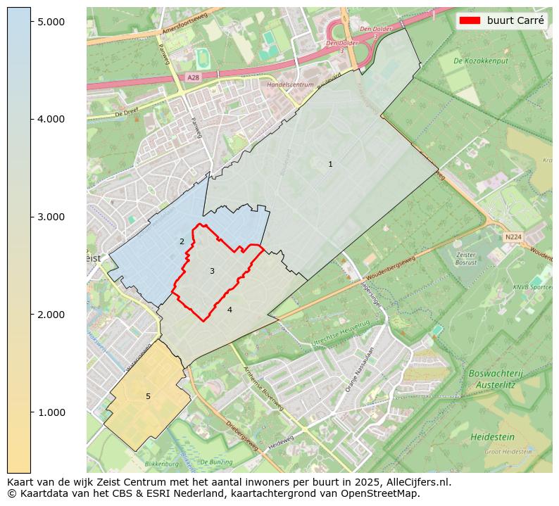 Afbeelding van de buurt Carré op de kaart.