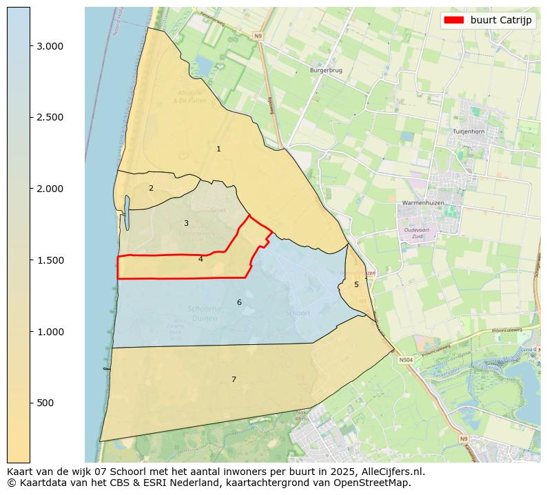 Afbeelding van de buurt Catrijp op de kaart.