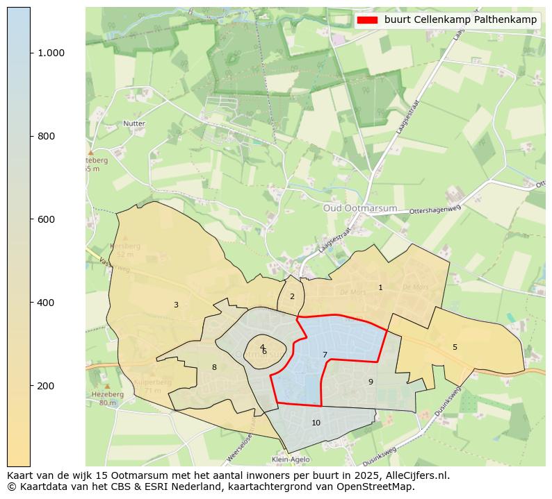 Afbeelding van de buurt Cellenkamp Palthenkamp op de kaart.
