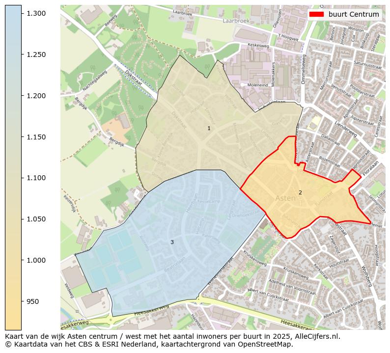 Afbeelding van de buurt Centrum op de kaart.