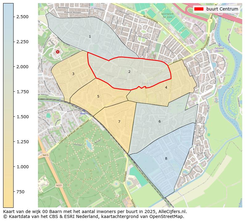Afbeelding van de buurt Centrum op de kaart.