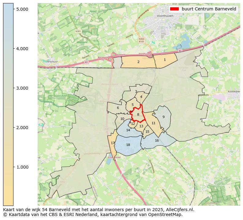 Afbeelding van de buurt Centrum Barneveld op de kaart.