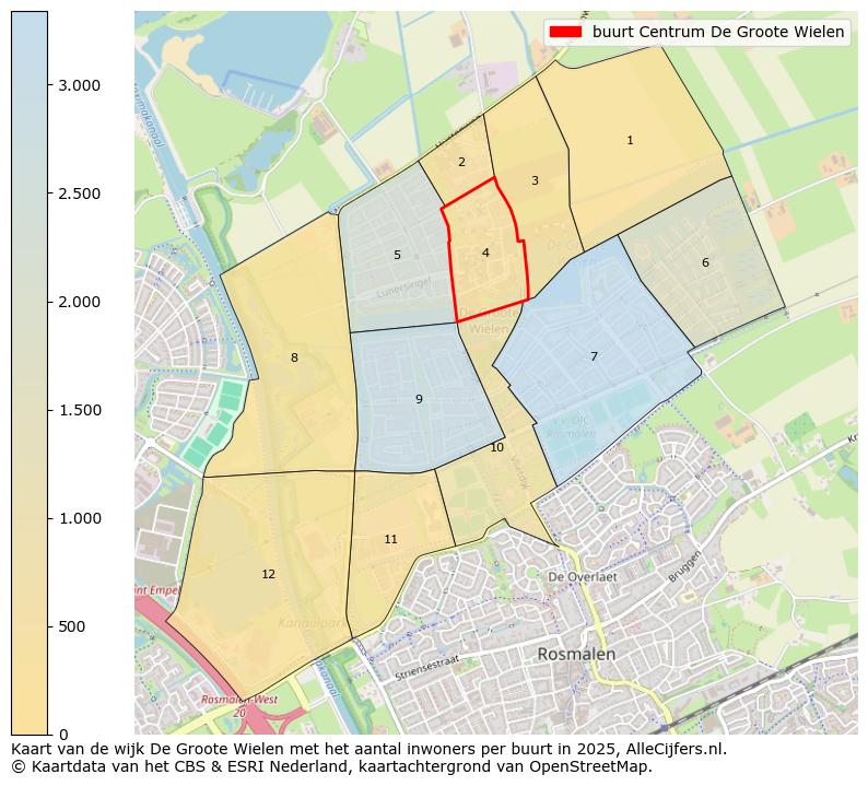Afbeelding van de buurt Centrum De Groote Wielen op de kaart.