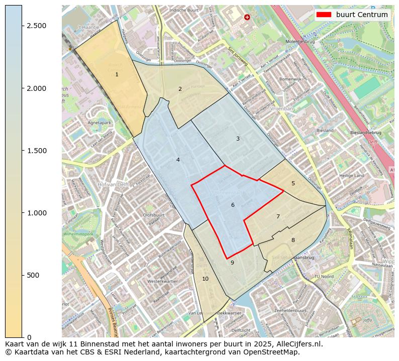 Afbeelding van de buurt Centrum op de kaart.