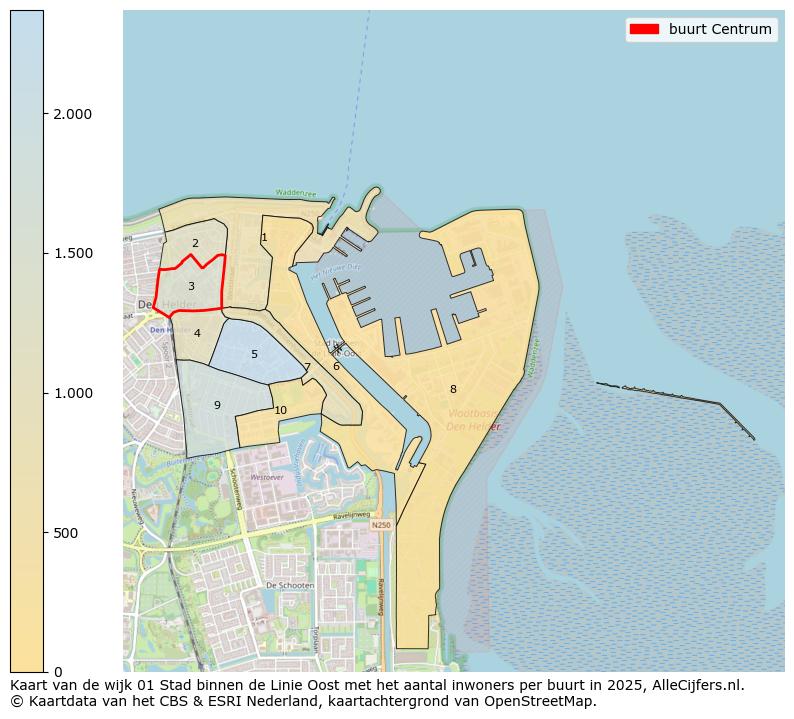 Afbeelding van de buurt Centrum op de kaart.