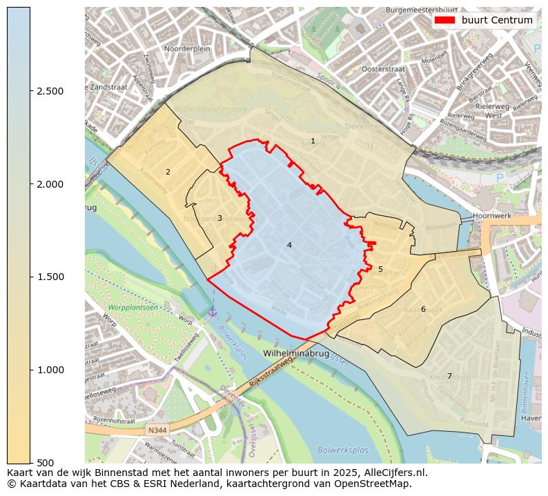 Afbeelding van de buurt Centrum op de kaart.