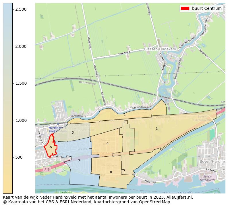 Afbeelding van de buurt Centrum op de kaart.