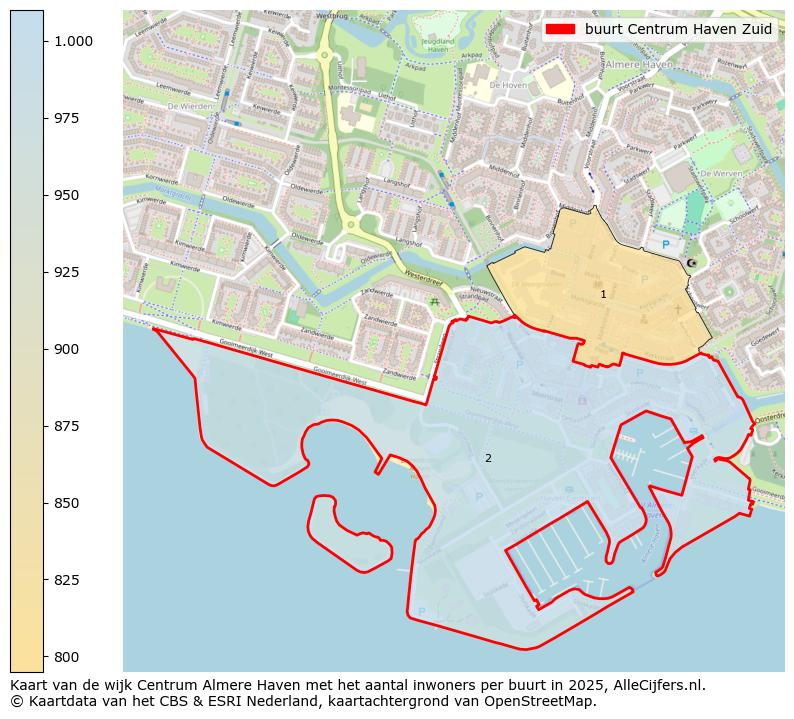 Afbeelding van de buurt Centrum Haven Zuid op de kaart.