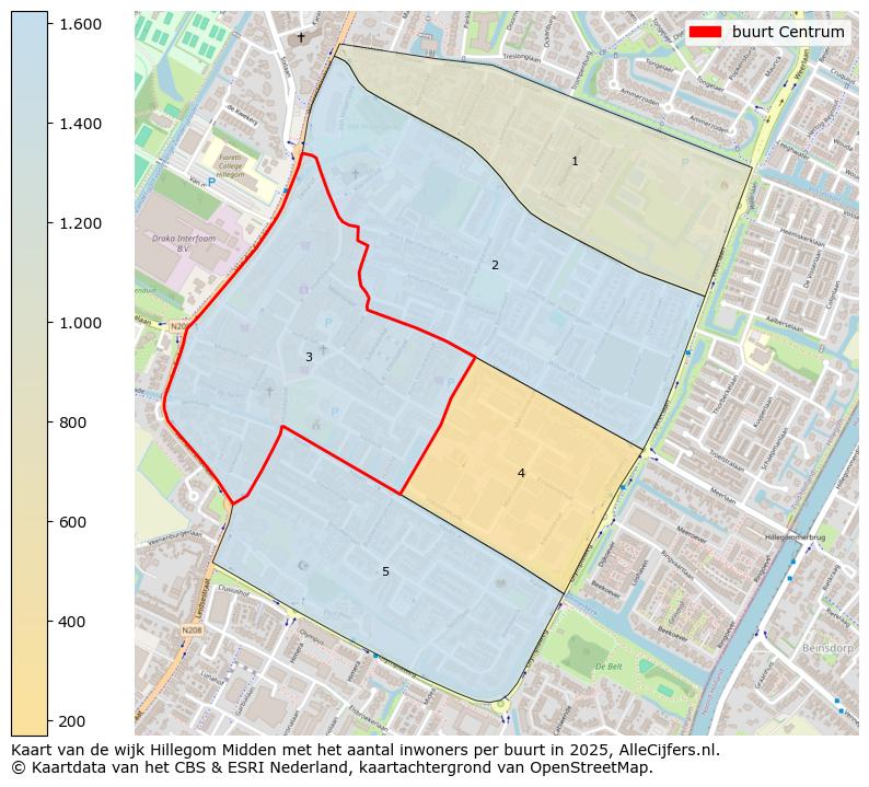 Afbeelding van de buurt Centrum op de kaart.