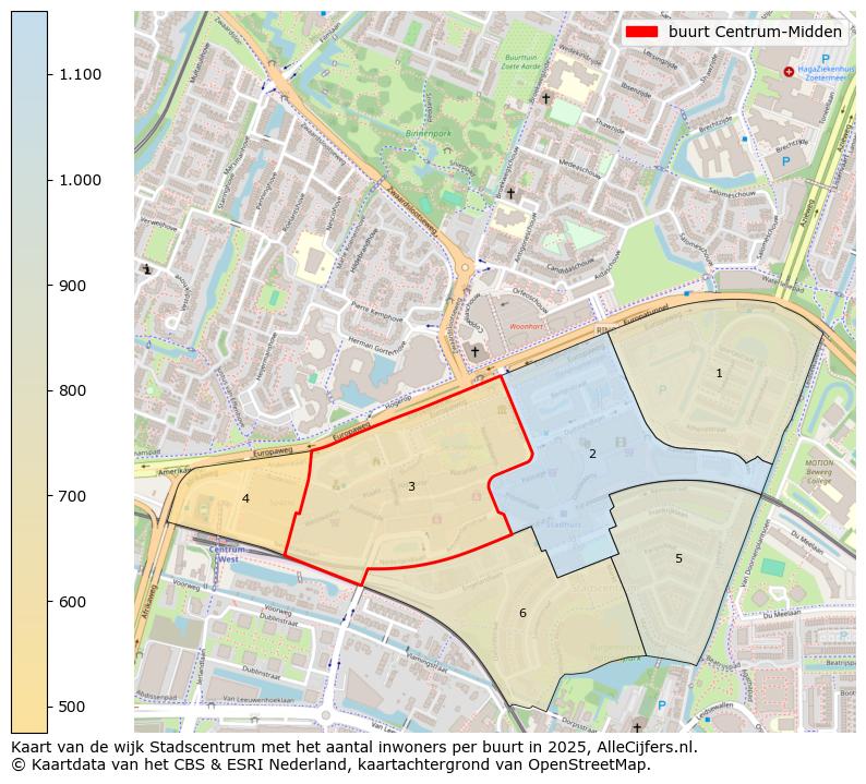 Afbeelding van de buurt Centrum-Midden op de kaart.