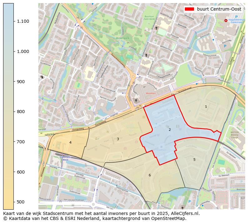 Afbeelding van de buurt Centrum-Oost op de kaart.
