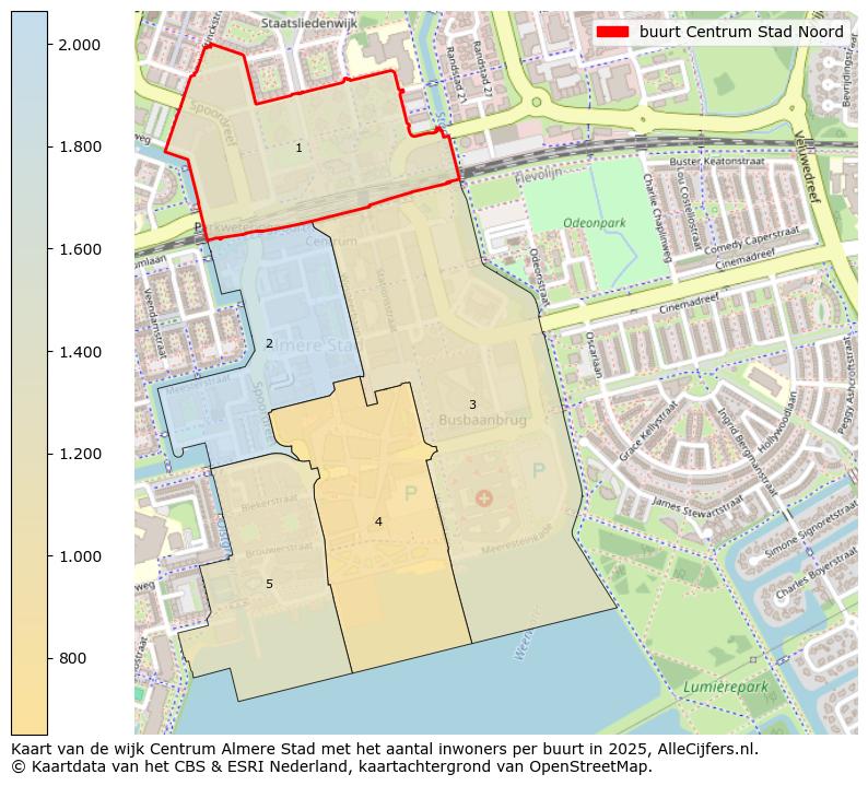 Afbeelding van de buurt Centrum Stad Noord op de kaart.