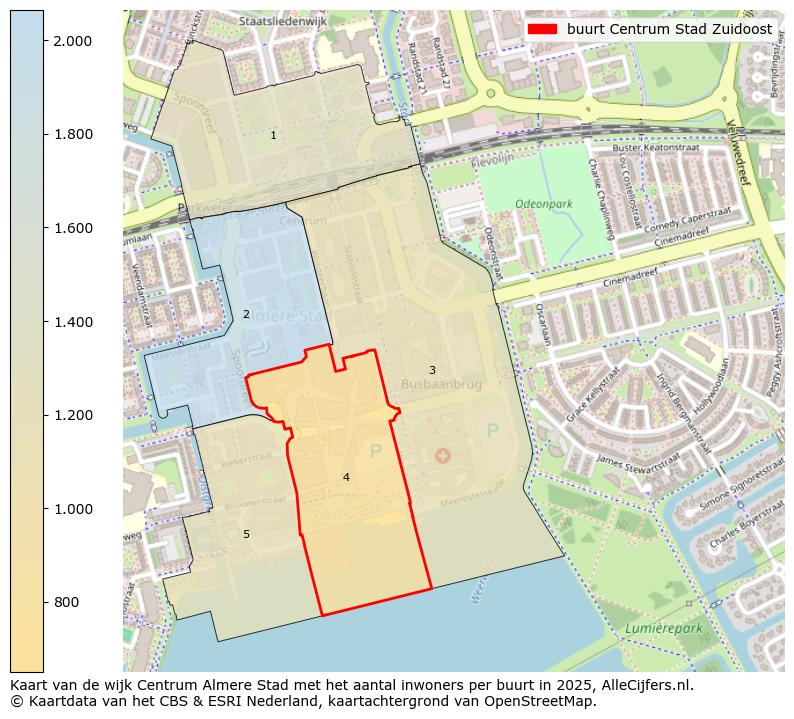Afbeelding van de buurt Centrum Stad Zuidoost op de kaart.