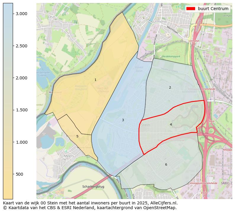 Afbeelding van de buurt Centrum op de kaart.