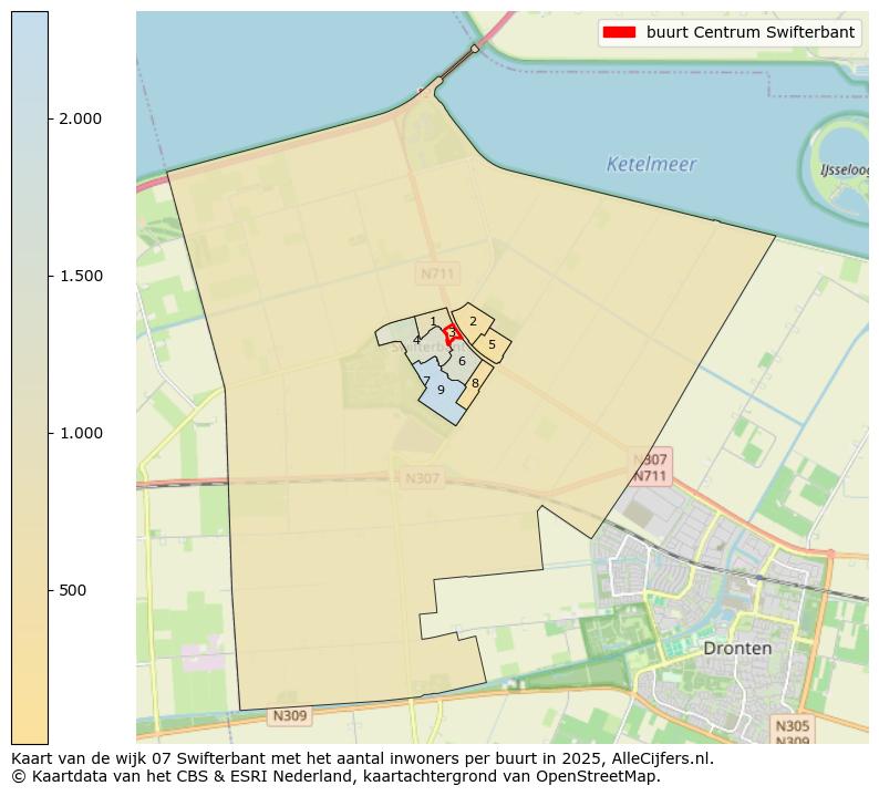 Afbeelding van de buurt Centrum Swifterbant op de kaart.
