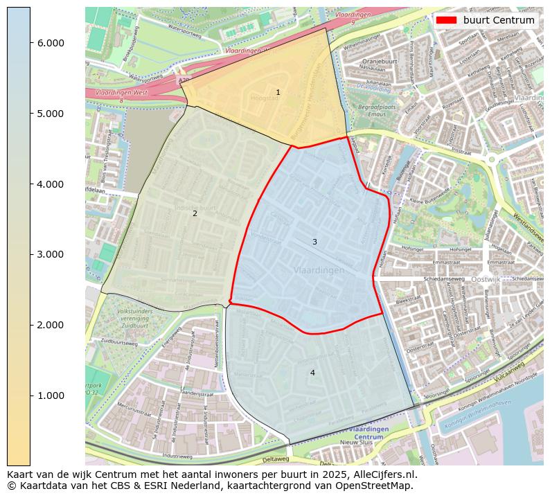 Afbeelding van de buurt Centrum op de kaart.