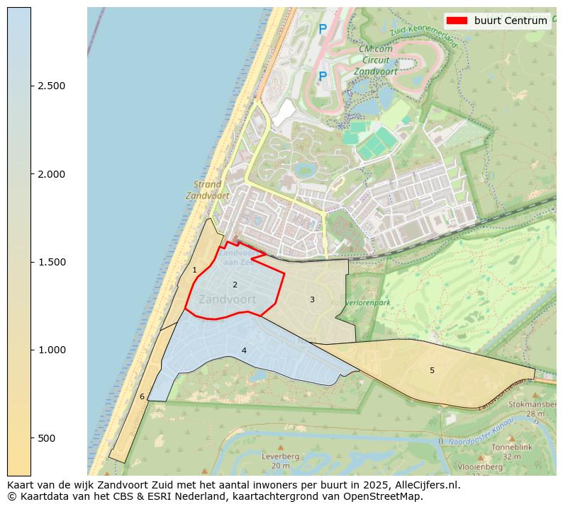 Afbeelding van de buurt Centrum op de kaart.