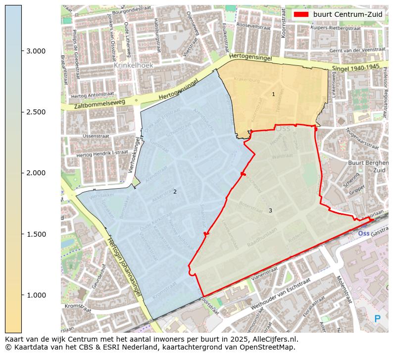 Afbeelding van de buurt Centrum-Zuid op de kaart.
