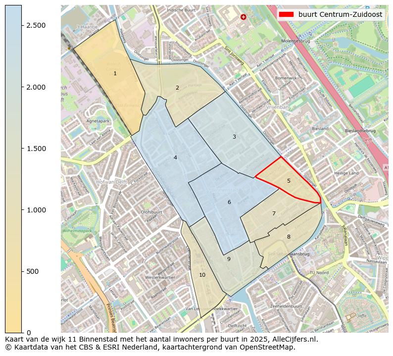 Afbeelding van de buurt Centrum-Zuidoost op de kaart.