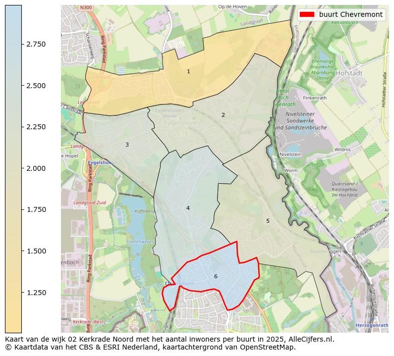 Afbeelding van de buurt Chevremont op de kaart.
