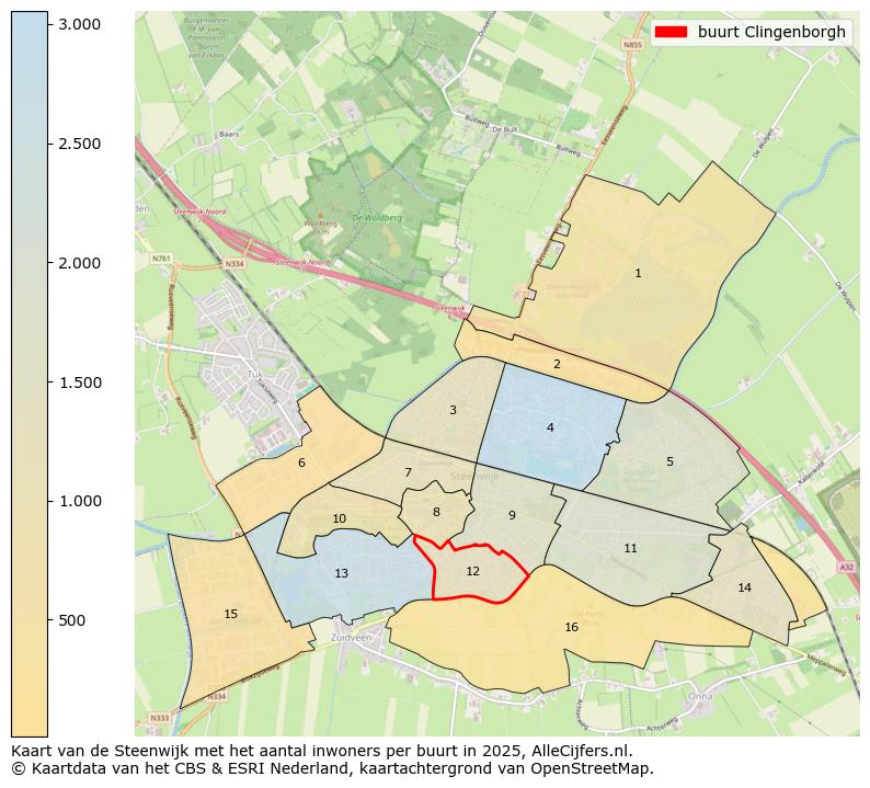 Afbeelding van de buurt Clingenborgh op de kaart.
