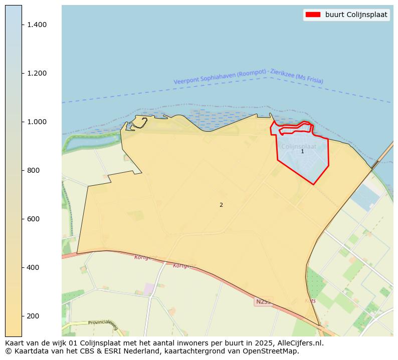 Afbeelding van de buurt Colijnsplaat op de kaart.