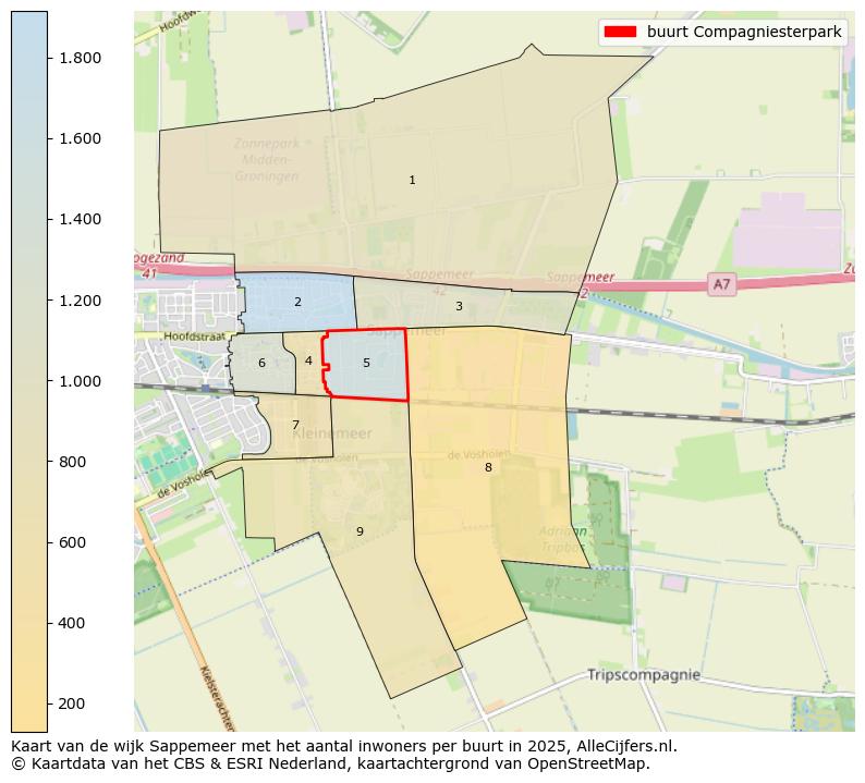 Afbeelding van de buurt Compagniesterpark op de kaart.