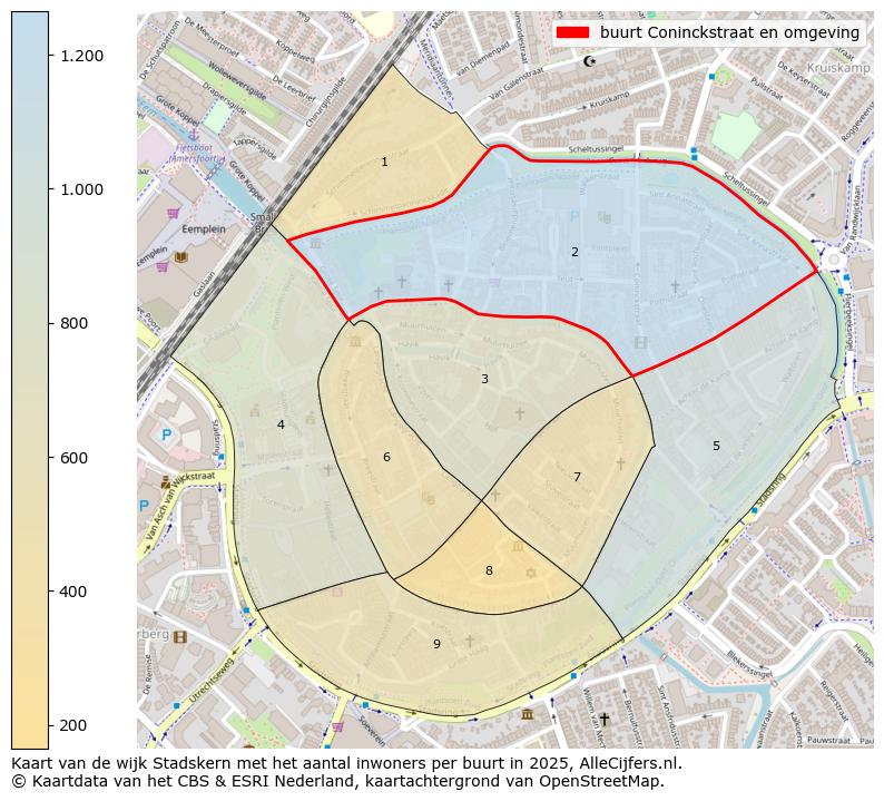 Afbeelding van de buurt Coninckstraat en omgeving op de kaart.