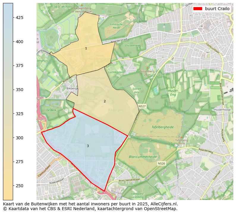 Afbeelding van de buurt Crailo op de kaart.