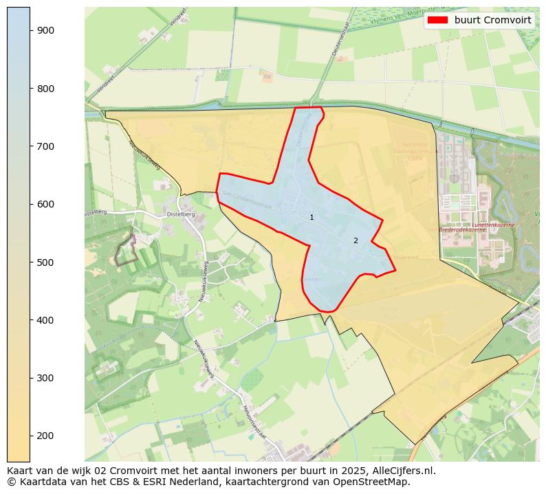 Afbeelding van de buurt Cromvoirt op de kaart.