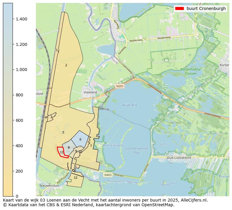 Afbeelding van de buurt Cronenburgh op de kaart.
