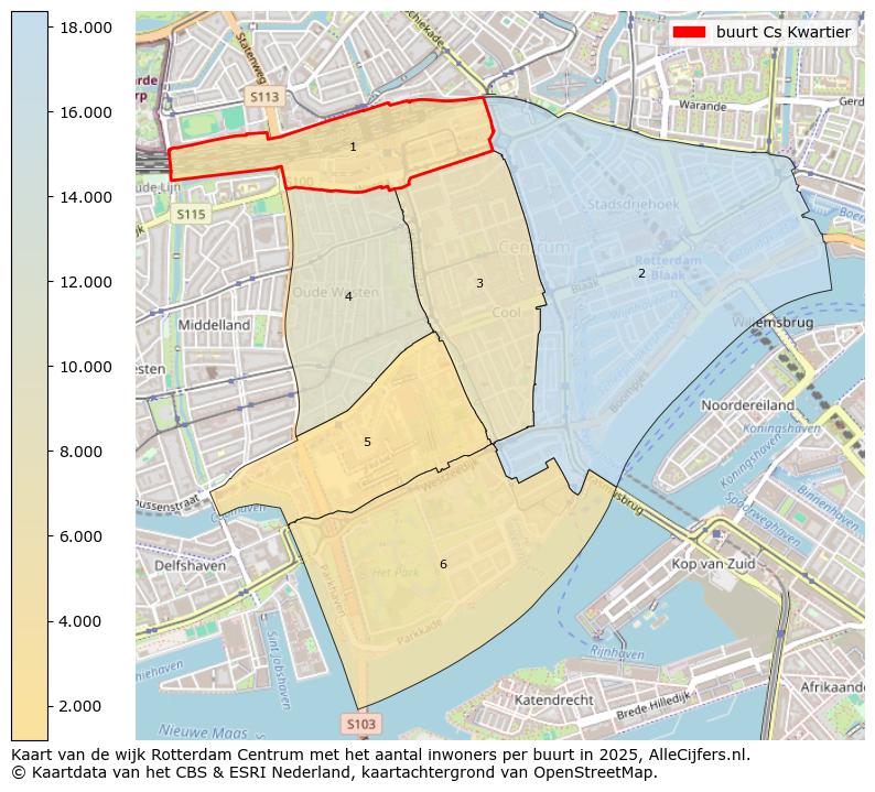 Afbeelding van de buurt Cs Kwartier op de kaart.