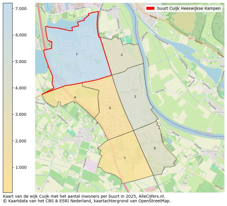 Afbeelding van de buurt Cuijk Heeswijkse Kampen op de kaart.