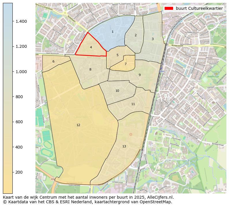 Afbeelding van de buurt Cultureelkwartier op de kaart.