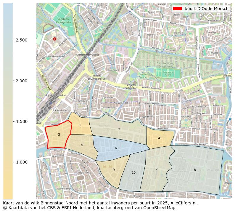 Afbeelding van de buurt D’Oude Morsch op de kaart.