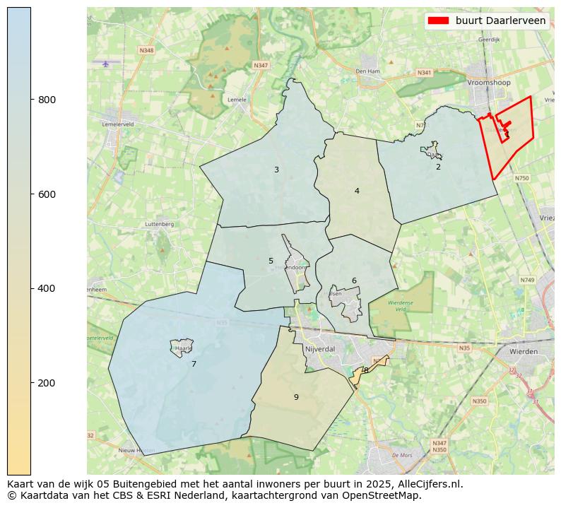 Afbeelding van de buurt Daarlerveen op de kaart.