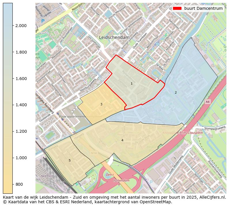 Afbeelding van de buurt Damcentrum op de kaart.