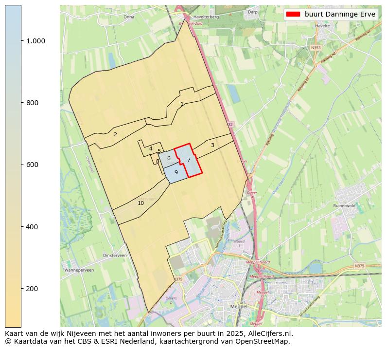 Afbeelding van de buurt Danninge Erve op de kaart.