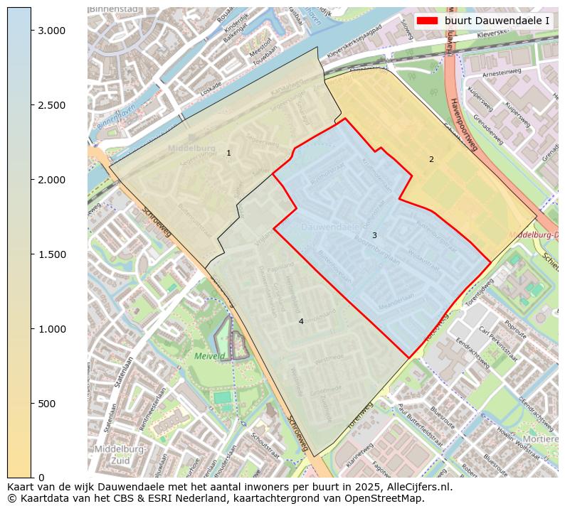 Afbeelding van de buurt Dauwendaele I op de kaart.