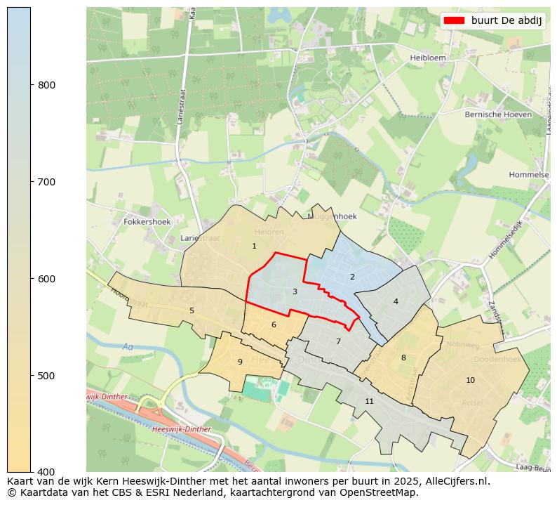Afbeelding van de buurt De abdij op de kaart.